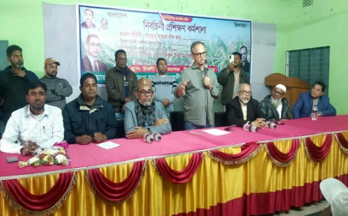 জীবননগরে জাতীয়তাবাদী শ্রমিক দলের নির্বাচনী কর্মশালায় বাবু খান