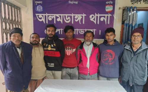 আলমডাঙ্গা থানা-পুলিশের বিশেষ অভিযানে চুরিসহ বিভিন্ন মামলায় গ্রেপ্তার ৭