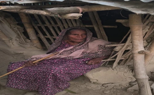 আলমডাঙ্গায় হাড়কাঁপানো শীতে কাঁপছে ছিন্নমূল মানুষ