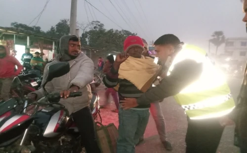 আইনশৃঙ্খলা পরিস্থিতি নিয়ন্ত্রণে হাসাদাহে পুলিশের বিশেষ অভিযান