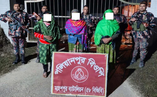 মদ উদ্ধার, নারী-শিশুসহ আটক ৬