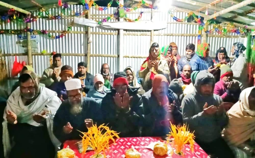 বেগম খালেদা জিয়ার আত্মার মাগফিরাত কামনায় দর্শনা ও হাটবোয়ালিয়া মিলাদ ও দোয়া