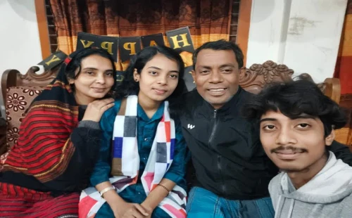 সাংবাদিক কন্যা আশরিকা জাহানের জন্মদিন উদ্যাপন