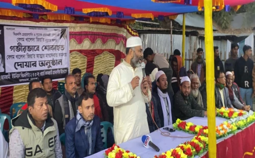 খালেদা জিয়ার আত্মার মাগফিরাত কামনায় পৃথক দোয়া মাহফিলে শরীফুজ্জামান