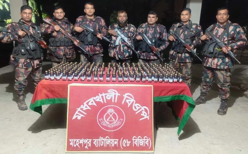 বিপুল পরিমাণ ভারতীয় মাদক উদ্ধার