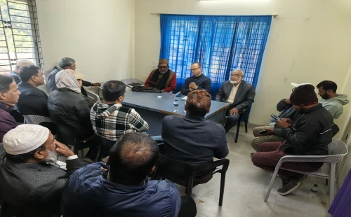 জীবননগরে কর্মরত সাংবাদিকদের সাথে মতবিনিময় সভায় বাবু খান