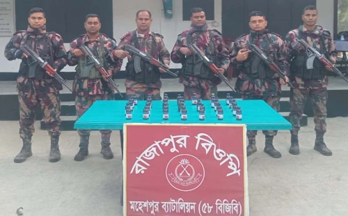জীবননগর ও মহেশপুর সীমান্তে বিজিবির অভিযান