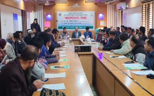 দামুড়হুদায় গণভোট ও ভোটার উদ্বুদ্ধকরণ সভায় জনপ্রশাসন মন্ত্রণালয়ের যুগ্মসচিব