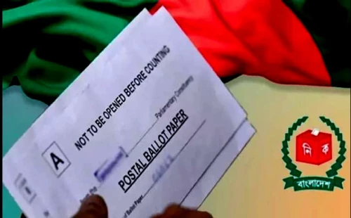 ঝিনাইদহে প্রথমারের মতো পোস্টাল ব্যালটে ভোট গ্রহণ