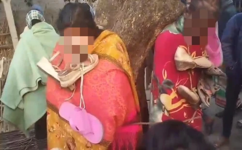 চুয়াডাঙ্গার কুন্দিপুরে পরকীয়ার অভিযোগ তুলে অমানবিকতা