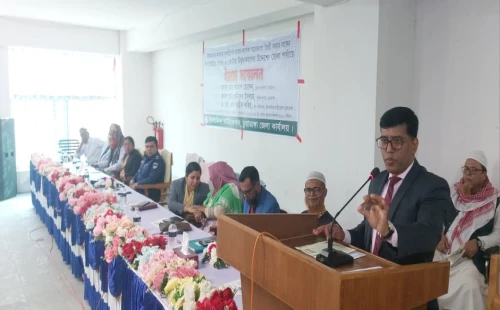 চুয়াডাঙ্গায় গণভোটের প্রচার ও ভোটার উদ্বুদ্ধকরণে ইমাম সম্মেলনে জেলা প্রশাসক