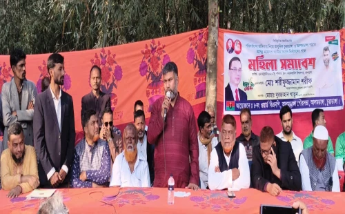 আলমডাঙ্গার গোবিন্দপুরে মহিলা সমাবেশে শরীফুজ্জামান
