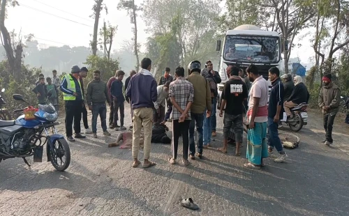 ঝিনাইদহে ট্রাকচাপায় বাইসাইকেল চালক নিহত
