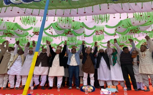 দর্শনায় শান্তি সমাবেশে চুয়াডাঙ্গা-২ আসনের তিন প্রার্থী এক মঞ্চে