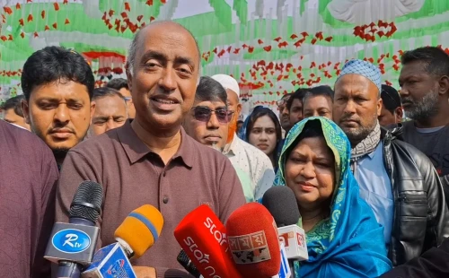 ঝিনাইদহ-১ আসনে পথসভায় বিএনপি মনোনীত প্রার্থী আসাদুজ্জামান