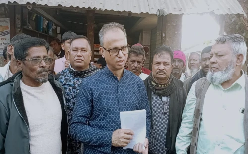 তিতুদহ ও বেগমপুরে গণসংযোগ ও পথসভায় বিএনপির প্রার্থী বাবু খান
