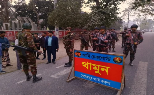 জাতীয় সংসদ নির্বাচন উপলক্ষে চুয়াডাঙ্গা-মেহেরপুরে বিজিবি মোতায়েন