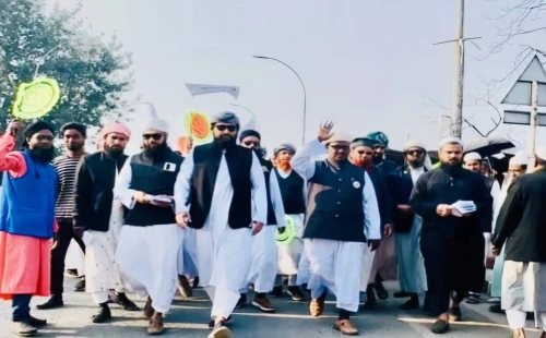 চুয়াডাঙ্গায় ইসলামী আন্দোলনের গণসংযোগে মাওলানা জহুরুল