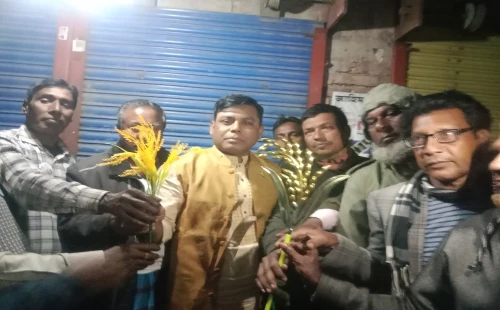 হাসাদাহে বাবু খানের পক্ষে নির্বাচনী প্রচারণা