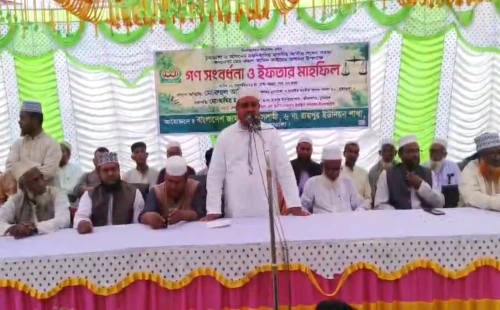 জীবননগর রায়পুরে গণসংবর্ধনা ও ইফতার মাহফিলে এমপি রুহুল আমিন