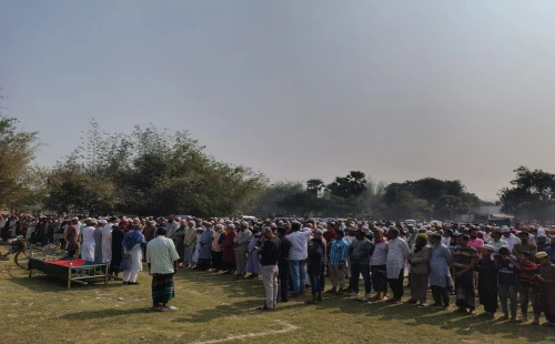 আলমডাঙ্গা কয়রাডাঙ্গার বীর মুক্তিযোদ্ধা নাণ্টুর রাষ্ট্রীয় মর্যাদায় দাফন