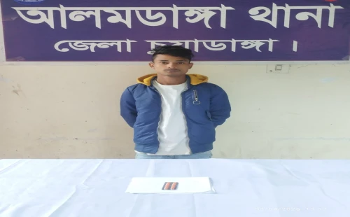 আলমডাঙ্গায় মাদক বিরোধী অভিযানে যুবক গ্রেপ্তার