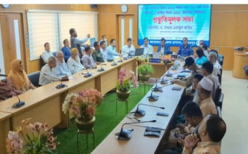 মেহেরপুরে গণহত্যা দিবস ও মহান স্বাধীনতা দিবসের প্রস্তুতিমূলক সভা‎