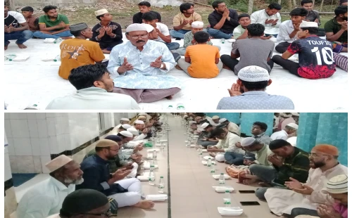 মুজিবনগরে বিএনপির সভাপতি আমিরুল ইসলামের পরিবারের পক্ষ থেকে ইফতার মাহফিল