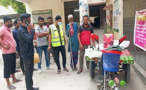 গাংনীতে মোটরসাইকেলের ধাক্কায় অজ্ঞাত বৃদ্ধের মৃত্যু