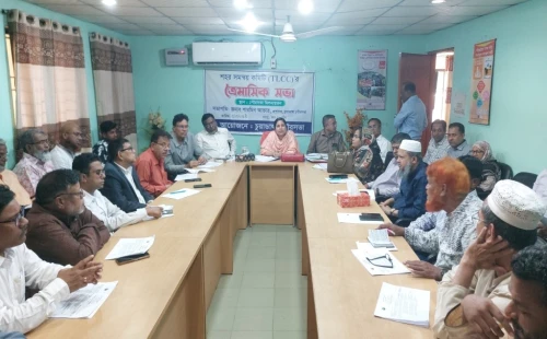 চুয়াডাঙ্গা পৌরসভার টিএলসিসি কমিটির ত্রৈমাসিক সভায় প্রশাসক শারমিন আক্তার