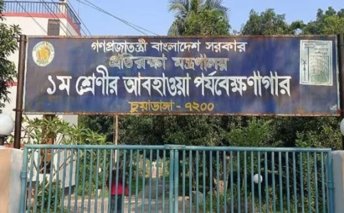 দেশের  সর্বোচ্চ তাপমাত্রা চুয়াডাঙ্গায়