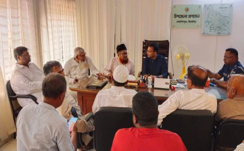 কোটচাঁদপুরে জ্বালানি তেল সরবরাহ নিশ্চিত করতে জরুরি বৈঠক