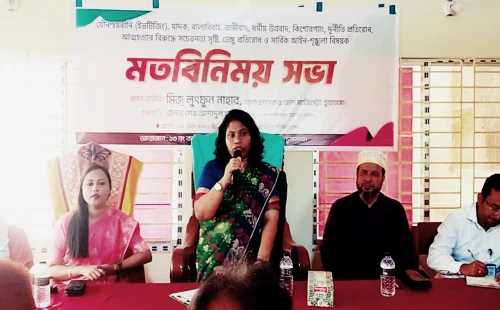 আলমডাঙ্গার কালিদাসপুর ইউনিয়নে মতবিনিময় সভায় জেলা প্রশাসক লুৎফুন নাহার