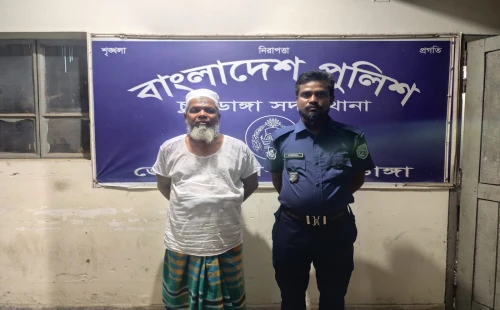 চুয়াডাঙ্গায় স্কুলছাত্রীকে ধর্ষণ চেষ্টার অভিযোগে একজন গ্রেপ্তার