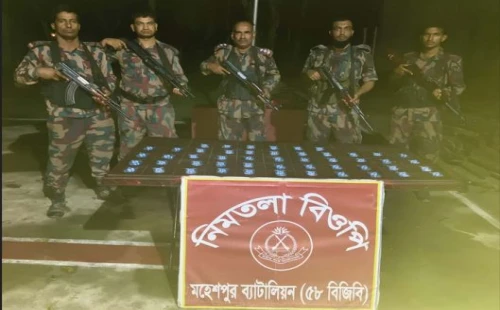 বিপুল পরিমাণ ভারতীয় মাদক উদ্ধার