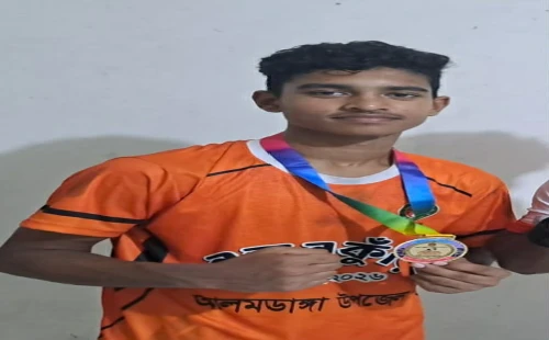 নতুন কুঁড়ি উশু প্রতিযোগিতায় রাকিবুল বিভাগ চ্যাম্পিয়ন