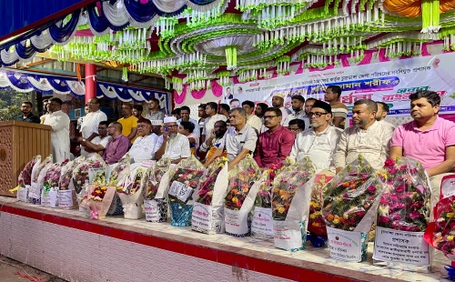 চুয়াডাঙ্গা জেলা পরিষদের নবনির্বাচিত প্রশাসক শরীফকে দিনব্যাপী সংবর্ধনা