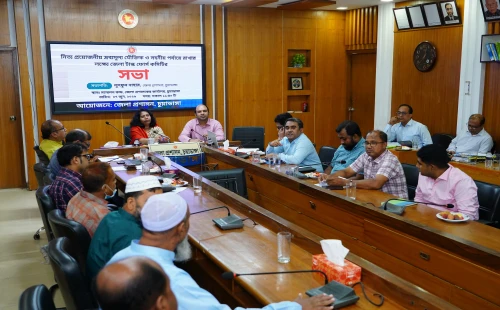 চুয়াডাঙ্গায় জেলা টাস্কফোর্স কমিটির সভায় জেলা প্রশাসক লুৎফুন নাহার