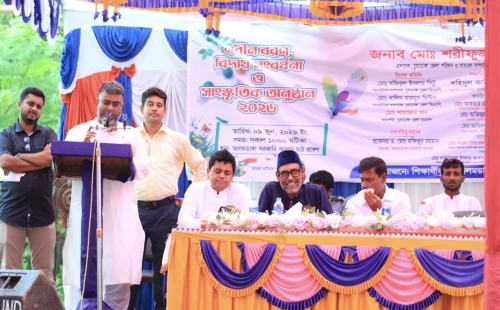 আলমডাঙ্গা সরকারি কলেজে নবীনবরণ ও বিদায় সংবর্ধনায় শরীফুজ্জামান