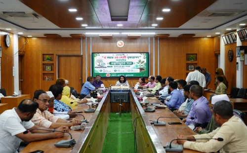 ২৫ কোটি বৃক্ষরোপণ কর্মসূচি বাস্তবায়নে চুয়াডাঙ্গায় প্রস্তুতি সভায় শরীফুজ্জামান