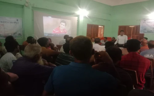 মেহেরপুরের গাংনীতে গ্রাম আদালত সেবা বিষয়ে