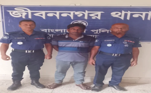 জীবননগরে হত্যা মামলার আসামি নারায়ণগঞ্জ থেকে গ্রেপ্তার