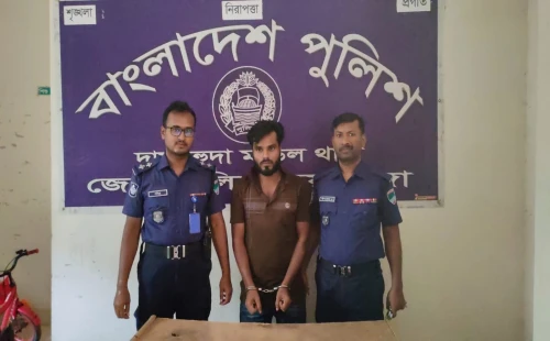 নিষিদ্ধ ছাত্রলীগের নতিপোতা ইউনিয়ন সভাপতি গ্রেপ্তার