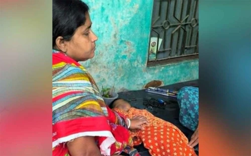 জীবননগরে শ্বাসনালীতে দুধ আটকে তিন মাসের শিশুর মৃত্যু