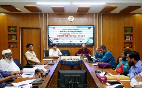 চুয়াডাঙ্গায় হাইওয়ে মাস্টার প্ল্যান-২০৪০ হালনাগাদ বিষয়ক মতবিনিময়