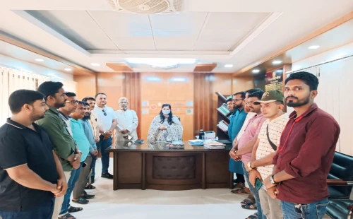 জীবননগরে নবাগত ইউএনও’র সঙ্গে প্রেসক্লাব সদস্যদের সৌজন্য সাক্ষাৎ