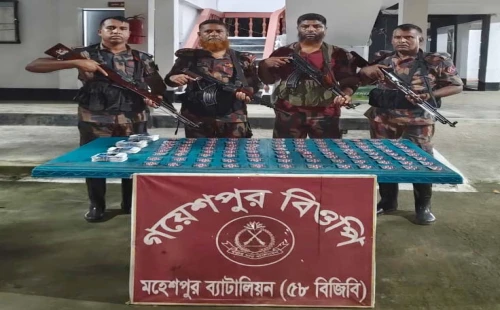 জীবননগর নতুনপাড়া সীমান্তে ৫০ লাখ টাকার ডিএনএ টেস্ট কিট উদ্ধার