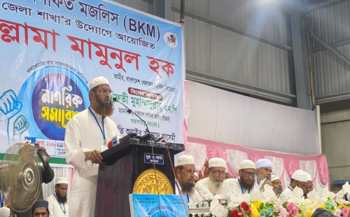 গণভোটের রায় বাস্তবায়নের দাবিতে চুয়াডাঙ্গায় খেলাফত মজলিসের নাগরিক সমাবেশ