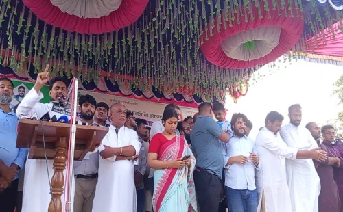 চুয়াডাঙ্গায় এনসিপির জুলাই জাগরণ পদযাত্রা ও পথসভায় আখতার হোসেন
