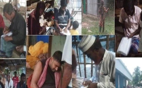 আলমডাঙ্গার রুইথনপুরে জমি দখলের অভিযোগ
